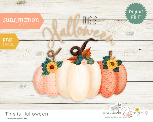 Halloween Sublimation Sublimation Aja Nicole Designs 