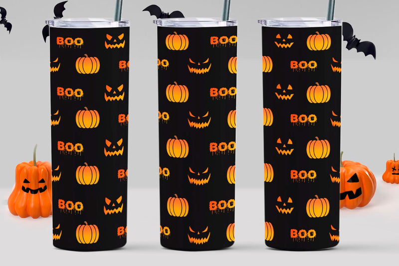 Halloween sublimation tumbler 20 oz skinny Sublimation KMarinaDesign 