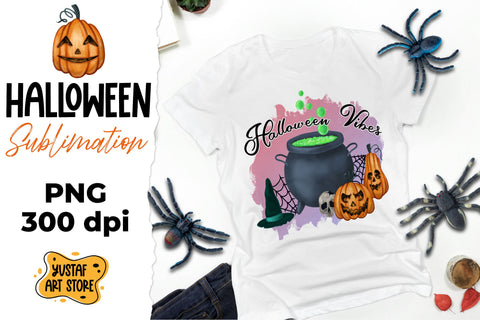 Halloween sublimation, watercolor illustration Sublimation Yustaf Art Store 