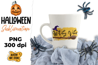Halloween sublimation, watercolor illustration.Witchy Vibes Sublimation Yustaf Art Store 