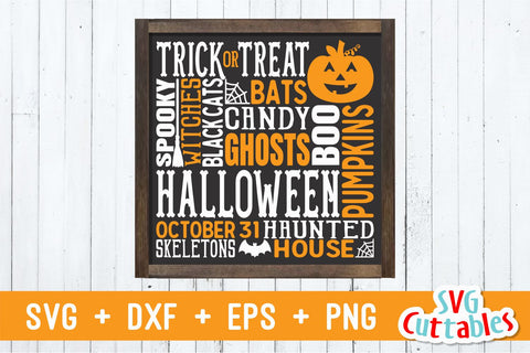 Halloween subway Art SVG Svg Cuttables 