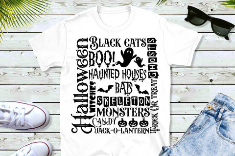 Halloween Subway wordart SVG Bundle SVG Paper Switch 