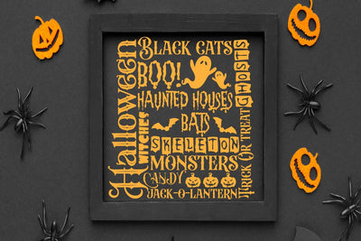 Halloween Subway wordart SVG SVG Paper Switch 
