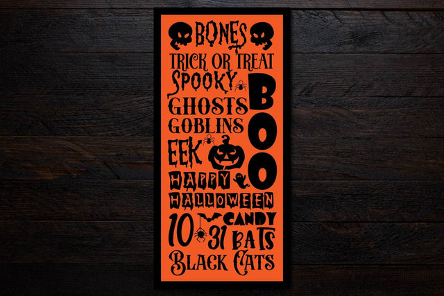 Halloween Subway wordart SVG SVG Paper Switch 