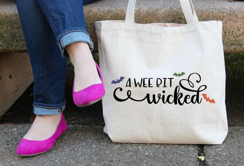 Halloween SVG - A Wee Bit Wicked SVG Pickled Thistle Creative 