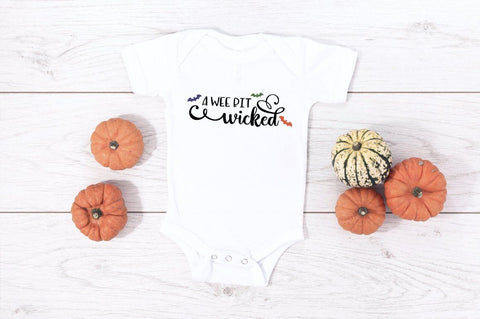 Halloween SVG - A Wee Bit Wicked SVG Pickled Thistle Creative 