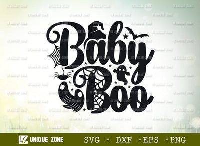 Halloween SVG | Baby Boo Svg | Boo Day Svg | Boo Svg | Autumn Svg | Ghost Svg | Spider Svg | SVG Unique Zone 