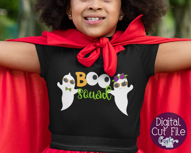 Halloween Svg - Boo Squad Halloween SVG - Ghost SVG Crafty Mama Studios 
