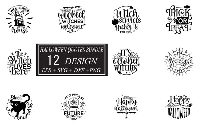 Halloween SVG bundle 12 design SVG svgteam 