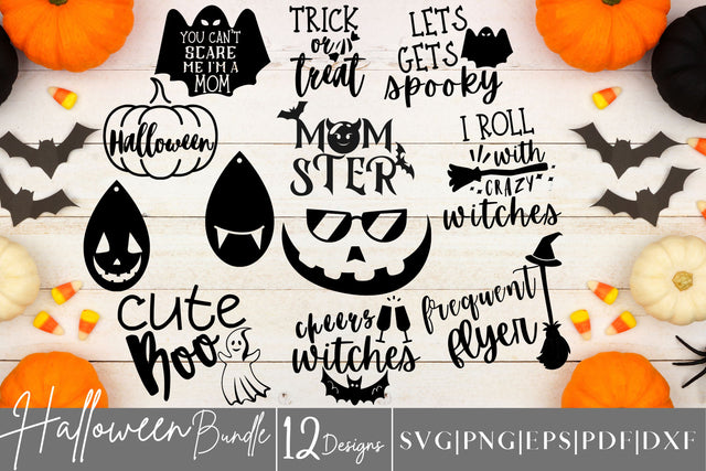 Halloween SVG Bundle - 12 SVG MockupSvgVenue 