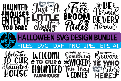 Halloween SVG bundle, 20 svg design SVG Rafiqul20606 