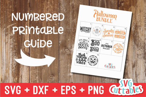 Halloween svg Bundle 3 - svg - dxf - eps - png - Halloween Shirt svg bundle - Silhouette - Cricut Cut File - Digital Download SVG Svg Cuttables 