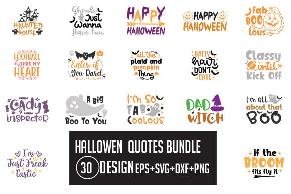 Halloween SVG bundle 30 design SVG Nurstore 