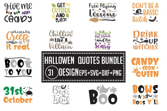Halloween SVG bundle 31 design SVG Nurstore 