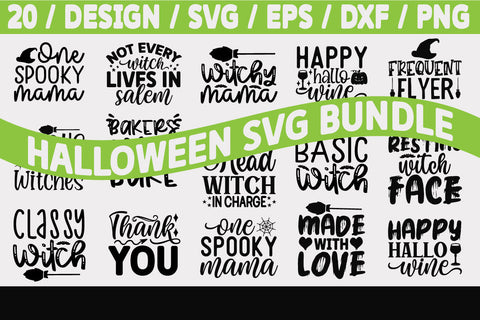 Halloween SVG Bundle Cut File SVG akazaddesign 