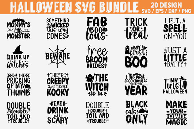 Halloween SVG Bundle Cut File SVG akazaddesign 