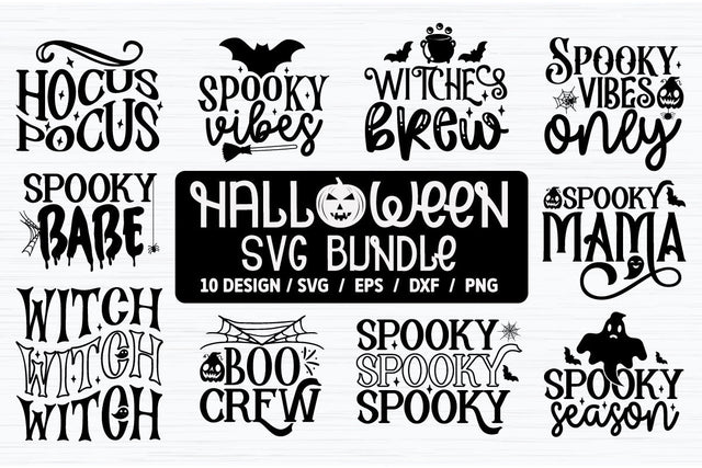Halloween SVG Bundle Cut File SVG akazaddesign 