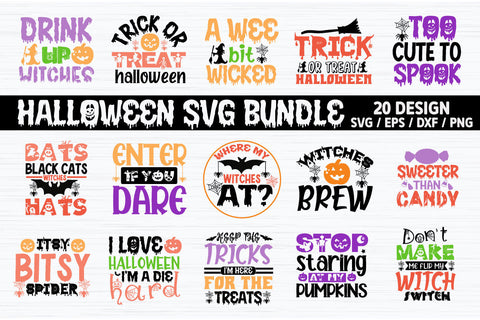Halloween SVG Bundle Cut File SVG akazaddesign 