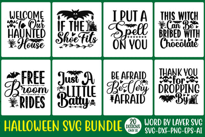 Halloween SVG Bundle, fall svg, witch svg, pumpkin svg, ghost svg, witch hat svg, trick or treat svg, svg designs, svg quotes, svg sayings SVG Rafiqul20606 