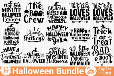 Halloween SVG Bundle, fall svg, witch svg, pumpkin svg, ghost svg, witch hat svg, trick or treat svg, svg designs, svg quotes, svg sayings SVG Svgcraft 
