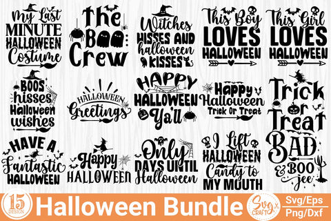 Halloween SVG Bundle, fall svg, witch svg, pumpkin svg, ghost svg ...