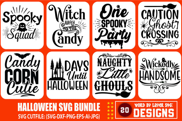 Halloween SVG Bundle, fall svg, witch svg, pumpkin svg,ghost SVG Blessedprint 