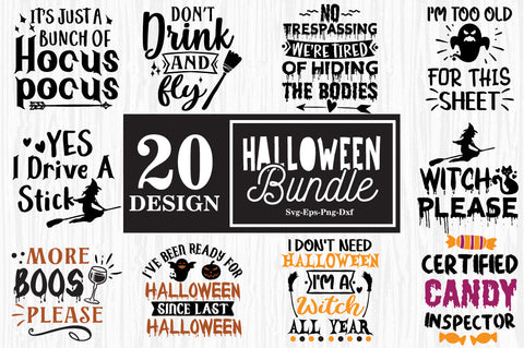 Halloween SVG Bundle, fall svg, witch svg, pumpkin svg,ghost SVG Svgcraft 