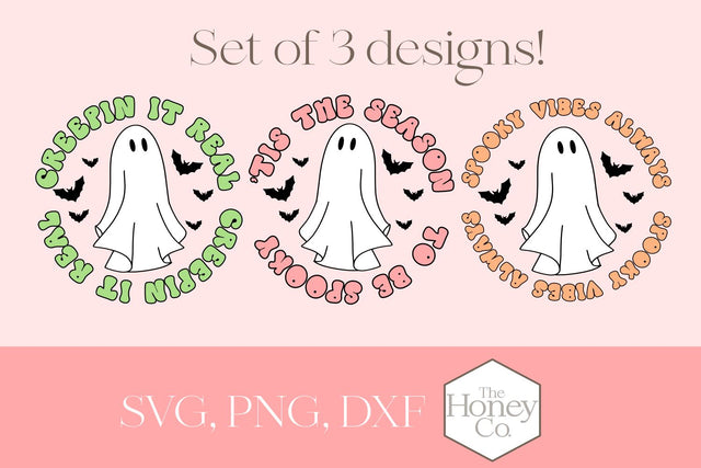 Halloween SVG Bundle| Ghost SVG Bundle | Halloween Bundle SVG The Honey Company 