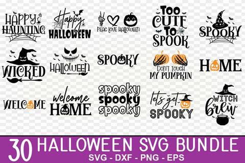 Halloween SVG Bundle, gnome, pumpkin, Halloween quotes SVG Svgcraft 