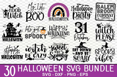 Halloween SVG Bundle, gnome, pumpkin, Halloween quotes SVG Svgcraft 