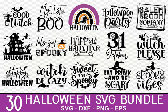 Halloween SVG Bundle, gnome, pumpkin, Halloween quotes SVG Svgcraft 