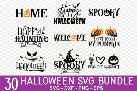 Halloween SVG Bundle, gnome, pumpkin, Halloween quotes SVG Svgcraft 