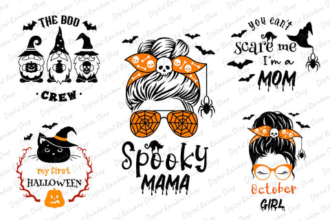 Halloween svg bundle, halloween craft bundle SVG Digital Rainbow Shop 