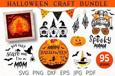 Halloween svg bundle, halloween craft bundle SVG Digital Rainbow Shop 