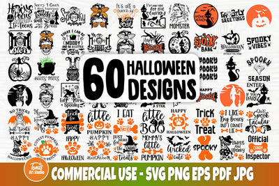 Halloween SVG Bundle - Halloween Cut Files - Funny Witch Quotes - Dog Halloween - Spooky Svg - Pumpkin Svg - Fall Svg SVG TonisArtStudio 