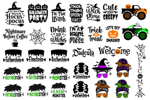 Halloween Svg Bundle, Halloween Designs, Witch Svg, Happy Halloween Svg SVG Litke Designs 