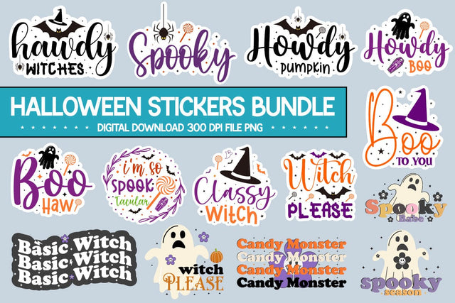 Halloween Svg Bundle , Halloween Stickers Design, Halloween Svg Design SVG designmaster24 