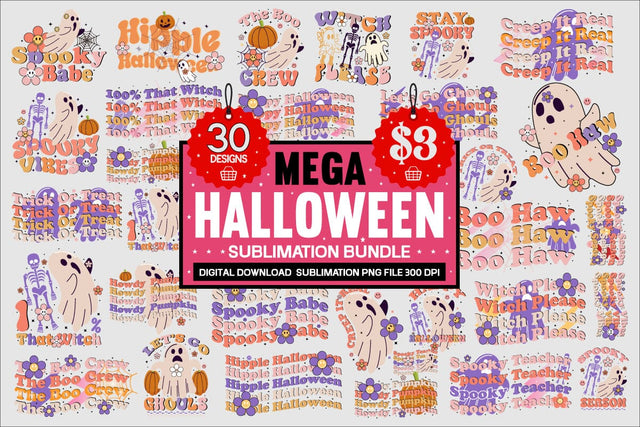 Halloween Svg bundle , Halloween sublimation bundle SVG designmaster24 