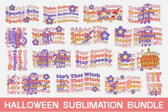 Halloween Svg bundle , Halloween Sublimation bundle SVG designmaster24 