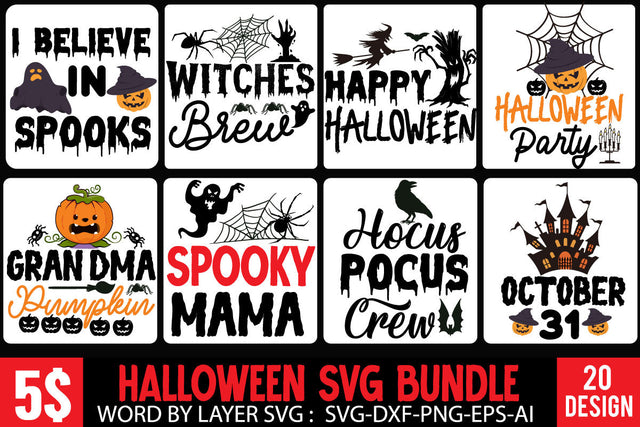 Halloween SVG Bundle . Halloween SVG Bundle Quotes , Halloween SVG Cut File SVG BlackCatsMedia 