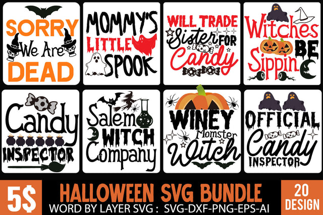Halloween SVG Bundle . Halloween SVG Bundle Quotes , Halloween SVG Cut File SVG BlackCatsMedia 