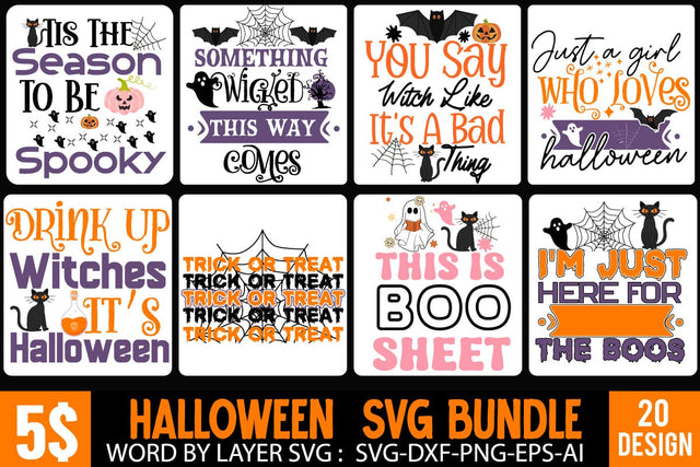 Halloween SVG Bundle . Halloween SVG Bundle Quotes , Halloween SVG Cut File,Halloween Sublimation Bundle, Halloween SVG mega Bundle, Trick ot Treat SVG Bundle , 20 Halloween SVG ,Halloween SVG Cutting File SVG BlackCatsMedia 