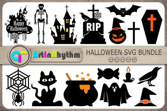 Halloween Svg Bundle, Halloween Svg, Halloween Cliparts SVG Artinrhythm shop 