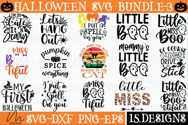 Halloween svg bundle, Halloween T-shirt bundle, Halloween Day T-shirt, Happy Halloween svg, Batty Svg, Pumpkin svg, Holiday Cricut SVG Isabella Machell 