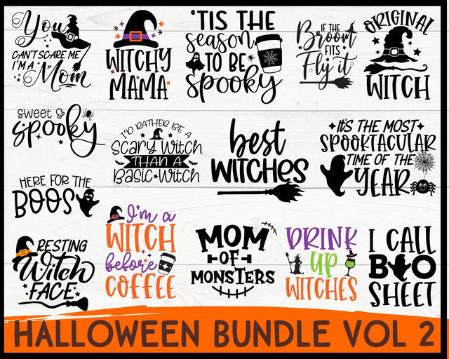 Halloween Svg Bundle, Halloween Vector, Sarcastic Svg SVG She Shed Craft Store 