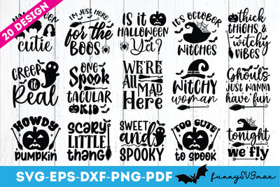 Halloween SVG Bundle, Halloween Vector, Witch Svg, Ghost Svg, Witch Shirt SVG, Sarcastic SVG, Funny Mom Svg, Cut Files for Cricut,Silhouette SVG designstore 