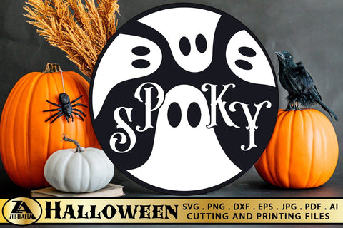 Halloween SVG Bundle of 6 Spooky Sign Making SVG PNG EPS DXF SVG zoellartz 