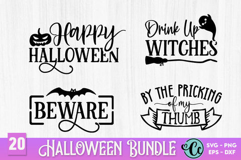 Halloween SVG Bundle. Quotes Bundle SVG Crazy Craft 