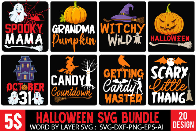 Halloween SVG Bundle SVG BlackCatsMedia 