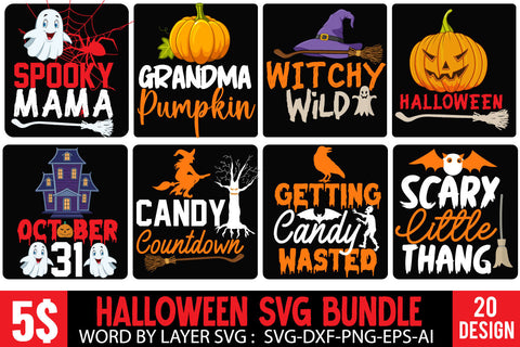 Halloween SVG Bundle SVG BlackCatsMedia 